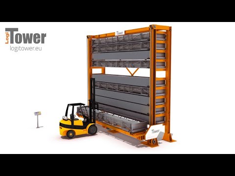 LogiTower Single Tower for profiles, pipes and rods