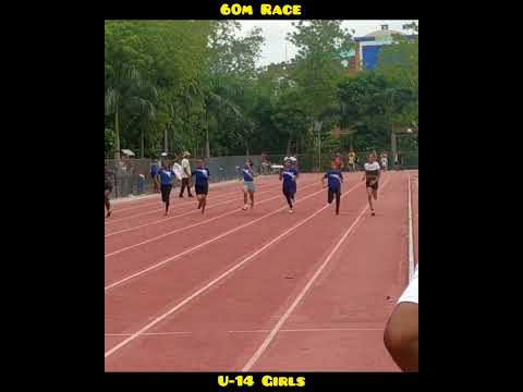U-14 Girl's 60m Race || District Level Athletics Championship, Jodhpur #gaushala #games #running