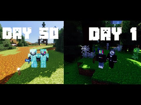 بەسەربردنی ٥۰ ڕۆژ لە ماینکرافتی هاڕدکۆر / Minecraft Kurdish 