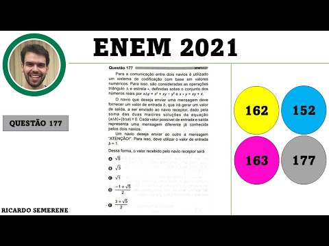 [ENEM 2021] QUESTÃO 177 (PROVA CINZA) - Para a comunicação entre dois navios é utilizado um sistema