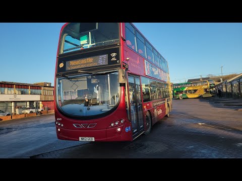 Red Kite Ranger 47 to Newcastle - Go North East 6043 - NK12 GCO