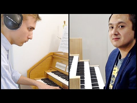 Playing the Belier Toccata with James Flores! (Hauptwerk V - St. Laurenskerk, Rotterdam)