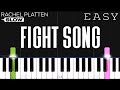 Rachel Platten - Fight Song | SLOW EASY Piano Tutorial