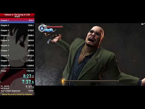 Yakuza 6 Any% Speedrun 1:52:21
