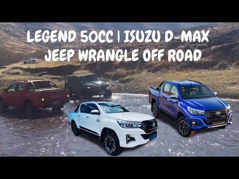 Toyota Legend 50cc | JEEP WRANGLER| Isuzu D MAx| Off Road |River Crossing