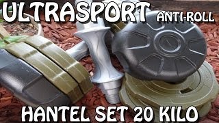 "ULTRASPORT ANTI-ROLL HANTEL SET 20 KILO" -Vorstellung