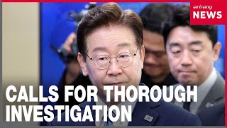 South Korea's President Lee demands probe into fatal overpass collapse, construction failures