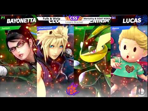 CSS 27 Doubles - L - Fulk & Welp (Gren/Bayo) vs. Mortality & fluxWaver (Aegis/Cloud/Lucas) - SSBU