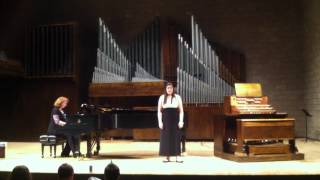 preview picture of video 'Kayla Allmon - Singing Star Vicino For Her Voice Recital At Maryville College - IMG 2487'