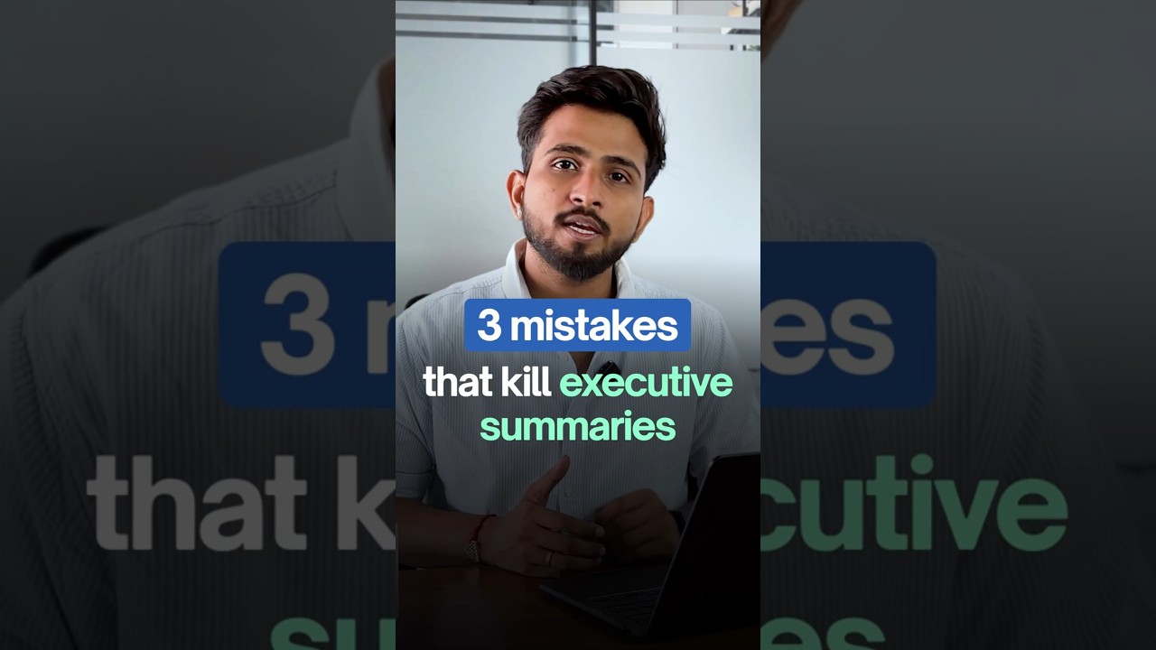 3 executive summary mistakes that make investors stop reading
