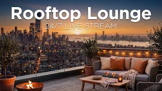 Rooftop Bar Lounge 🌆 24/7 Live Stream 🎧 Deep Chill House Mix by We Are Diamond thumbnail