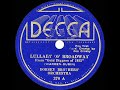 1935 HITS ARCHIVE: Lullaby Of Broadway - Dorsey Brothers (Bob Crosby, vocal)