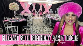 HOW TO PLAN AND DECORATE AN ELEGANT BIRTHDAY PARTY AND BACKDROP TUTORIAL