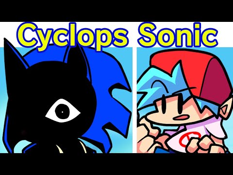 Friday Night Funkin' Speed.GIF - VS Cyclops DEMO | Control Song (Sonic, Tails & Knuckles) (FNF Mod)