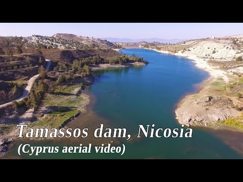 Tamassos dam, Nicosia (Cyprus aerial vid