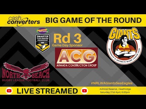 NRL WA 2018 Smarter Than Smoking Premiership Round 3 - Giants v Sea Eagles