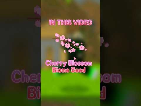 Minecraft 1.20 Cherry Blossom Biome Seed #shorts