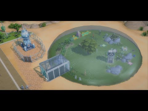 The Sims 4 Sandy Tree Dome - Speed Build  part 2- Spongebob