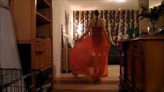 Strapless, and very pink.