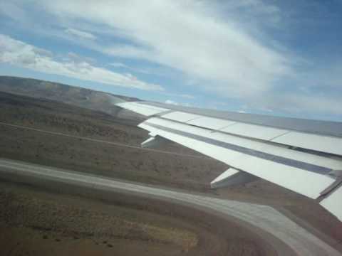 Despegue El Calafate LAN Airbus A320/ Takeoff  from El Calafate LAN Airbus A320