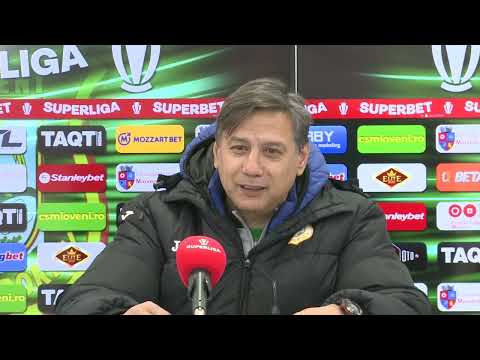 Conferință de presă  Adrian Matei   CS Mioveni   Universitatea Craiova 0 1  Etapa20 2022 2023