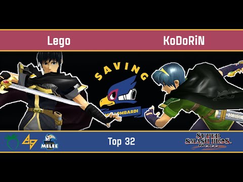 Saving Mr. Lombardi - Lego (Marth) VS KoDoRiN (Marth) - SSBM - Top 32 (Losers Round 1)