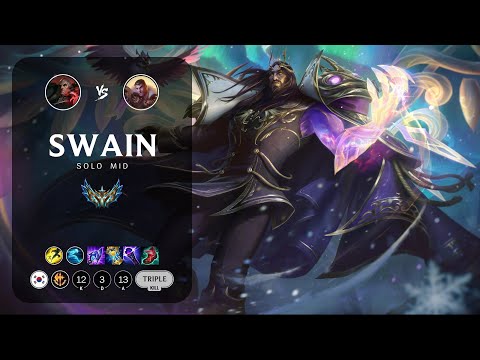 Swain Mid vs Jayce - KR Challenger Patch 13.16