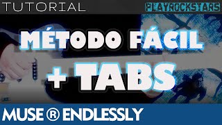 como tocar ENDLESSLY en guitarra MUSE ? TUTORIAL / ACORDES / RITMO / TABS