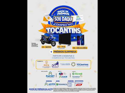Show de Prêmios | SOU DAQUI | Compro no TOCANTINS