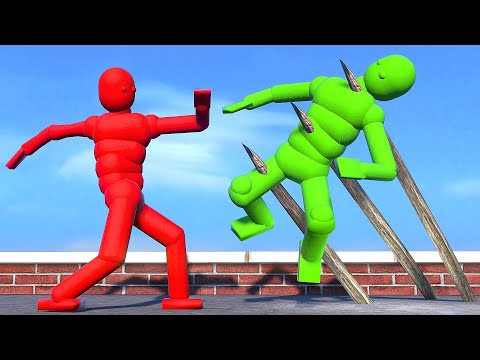 NPC Wars with Active Ragdoll Physics & Smart AI in Overgrowth!