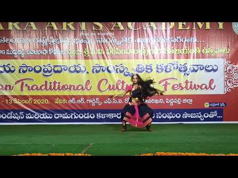 Thandav Song by Vishika Shetty at Tara Arts Academy, RR Gardens, Godavari Khani, Telangana