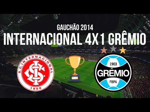 INTERNACIONAL 4X1 GRÊMIO - GAUCHÃO 2014