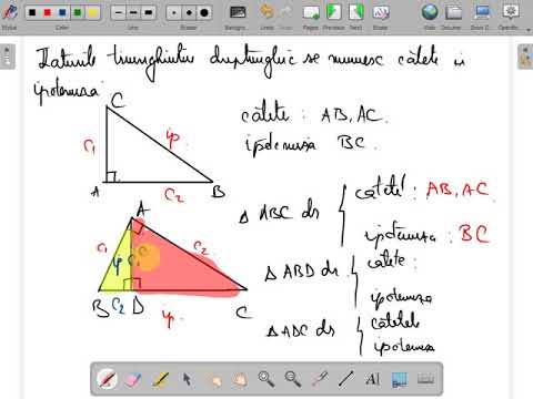 Congruenta triunghiurilor dreptunghice clasa a VI a ( www.supermeditatii.ro)