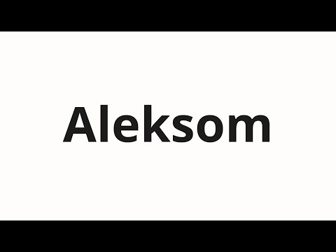 How to pronounce Aleksom | Алексом (Alex in Russian)