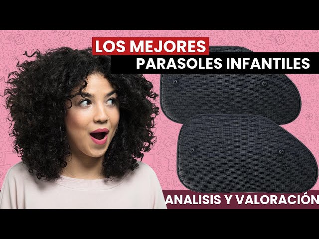 Vídeo relacionado con CARAMAZ Parasol Coche bebé con protección UV 48 x 30 cm con Ventosa - Protección del Sol y el Calor, Parasol Coche Infantil con ventosas y Bolsa de Transporte