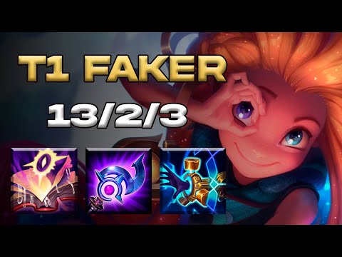 Faker Zoe vs Leblanc / LOL KR Challenger Patch 12.9