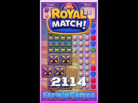 Royal Match Level 2114 - No Boosters Gameplay