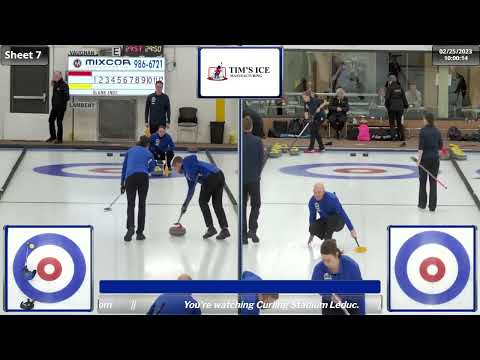 Jodi Vaughan vs. Mike Lambert - Draw 10 - Curling Alberta Mixed Provincial Championship