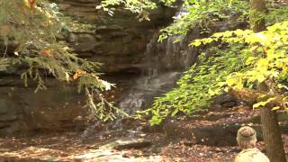 preview picture of video 'Honey Run Park and Waterfall - 365 Things To Do in Knox County Ohio'