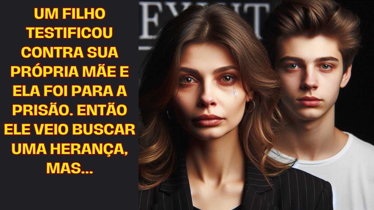 Um filho testificou contra sua própria mãe e ela foi para a prisão. Então ele veio buscar uma...