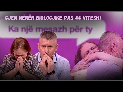 E Diela Shqiptare - “Ka një mesazh për ty” - Gjen nënën biologjike pas 44 vitesh (15 Shtator 2024)