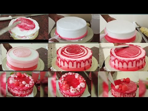 Strawberry Ball Cake | Strawberry Filling Cake