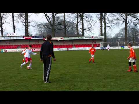 Babberich F1 tegen 't Peeske 5 maart 2016