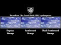 Warner Home Video Peaceful Shield 1996 Logo Comparison