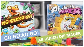 Ab durch die Mauer und Go Gecko Go: Kinderspiele von Zoch