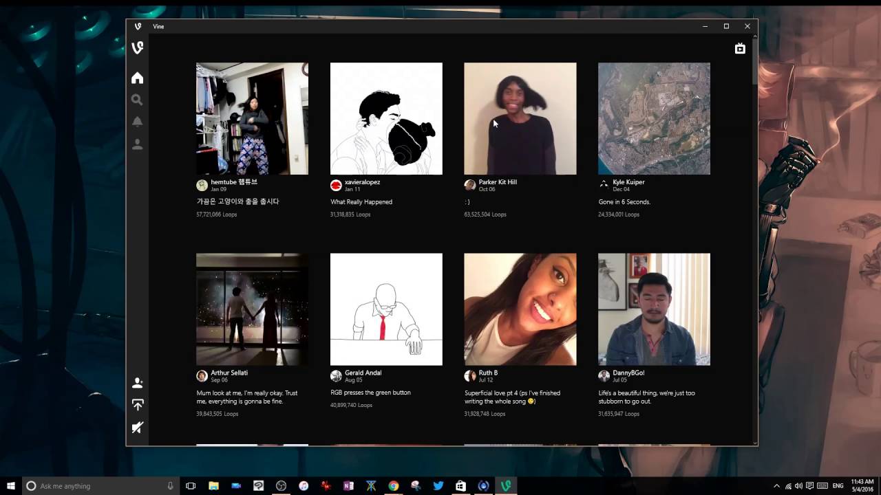 Hands-on with the official Vine app for Windows 10 PCs and tablets