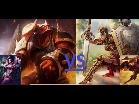 How To Play Alistar with Vayne Vs Leona with Sivir Full Commentary Ranked Gold Platinum Diamond