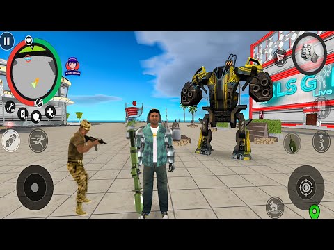 Vegas Crime Simulator 2 - (by Naxeex) Using Robotic Powers #4  - Android Gameplay
