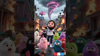 Download lagu ⁉️‼️Di Kejar Tornado Bareng Anak Ayam Warna-warni di sawah #viralvideo #cuteanimals #cuteanimal mp3