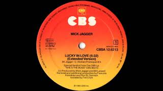 Mick Jagger - Lucky In Love (Extended Version) 1985